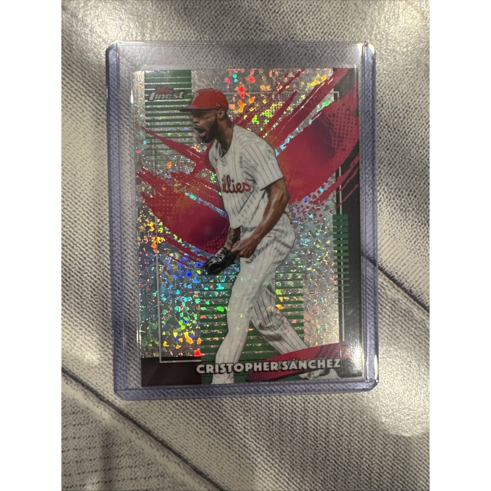 2026 Topps Finest Christopher Sánchez #226 Mini Diamonds Rare Phillies Card